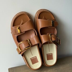 Dolce Vita Sevana Sandals Saddle Leather Size 7.5